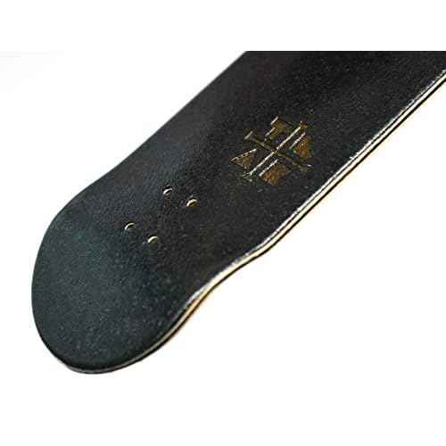 Teak Tuning Prolific Wooden Fingerboard Deck, Black Mamba - 34mm x 97mm - Handmade, Pro Shape & Size - Five Plies Wood Veneer - Includes Prolific Foam Tape