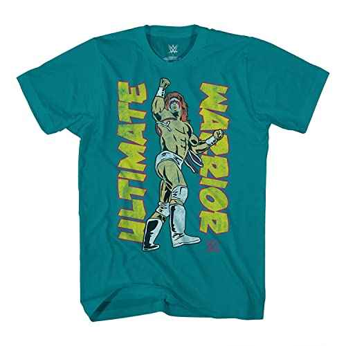 WWE Mens Ultimate Warrior Shirt - Ultimate Warrior - World Wrestling Champion T-Shirt