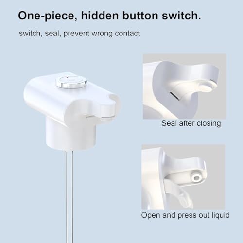 Automatic Drink Dispenser, Milk Dispenserfor Fridge Gallon, USB Rechargeable Food-Grade Touchless Beverage Dispenser-Elect...