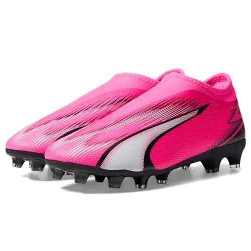 PUMA Kids' Ultra Match Laceless Firm Ground/Artificial Ground Soccer Shoes