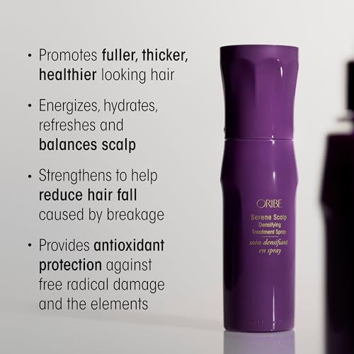 Oribe Serene Scalp Densifying Treatment Spray | Leave-In Scalp Treatment for Thinning Hair Hydrates & Balances with Capixyl¢â | Increases Fullness for Thicker & Healthier Hair | Fragrance Free