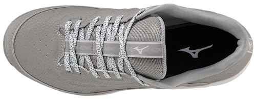 Mizuno Ambition 3 FP Low All Surface Women's Turf Shoe | Grey-White| US Womens 6