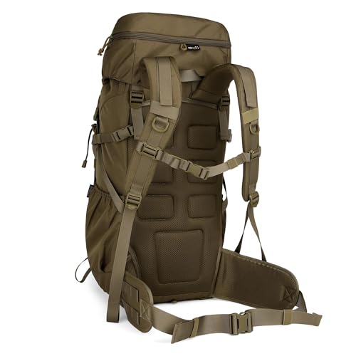 Mardingtop 50L Hiking Backpack,Backpacking Backpack with Rain Cover for Hiking,Backpacking,Rucking,Camping,Survival