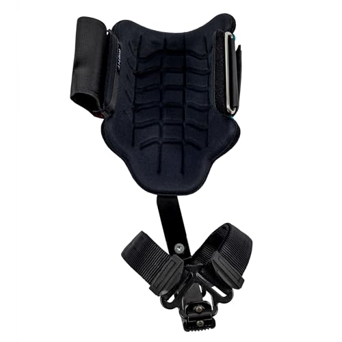 Notch Steel Climbers Ergonomic Gaffs 20+ Cuff Adjustment Points, Stirrup Grip Pad, Dual Foot Strap Assembly, Redesigned Cu...