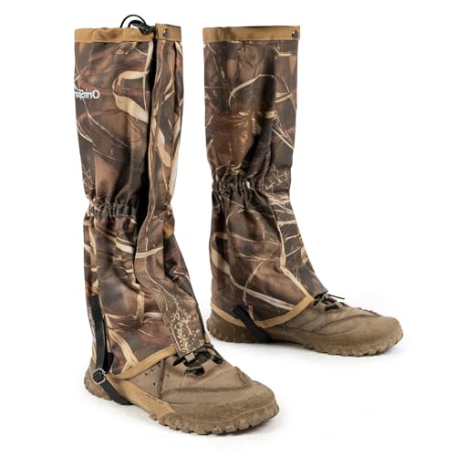 Waterproof Adjustable Leg Gaiters for Men and Women Snow Boot Gaiters for Hiking in Hunting Sand and Mud Mountain Climbing...