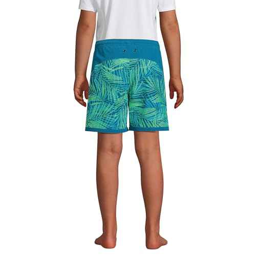 Lands' End Boys Hydroliner Quick Dry UPF 50 Swim Trunk