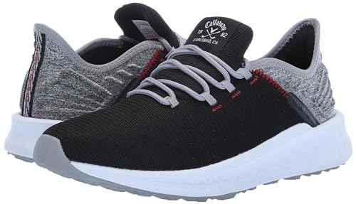 Callaway Men's Pacific SL Golf Shoe, 11 D, Black/Grey
