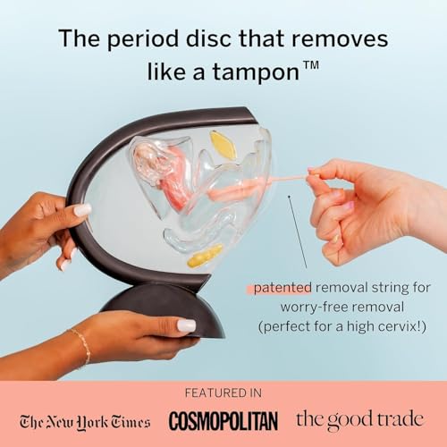 Pixie Menstrual Disc Kit for Feminine Care - Pixie Discs are Designed to Remove Like Tampons - 100% Medical-Grade Silicone...