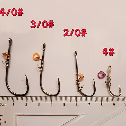 Xuvrir Fishing Hooks-Live Shrimp Hook,Bait Holder Hooks,Fishing Lures Saltwater Freshwater,2/3/4 Catfish Bass Fishing Gear...