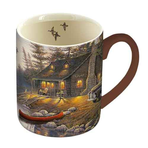 Lang Lake Retreat Mug by Sam Timm, 14 oz., Multicolored