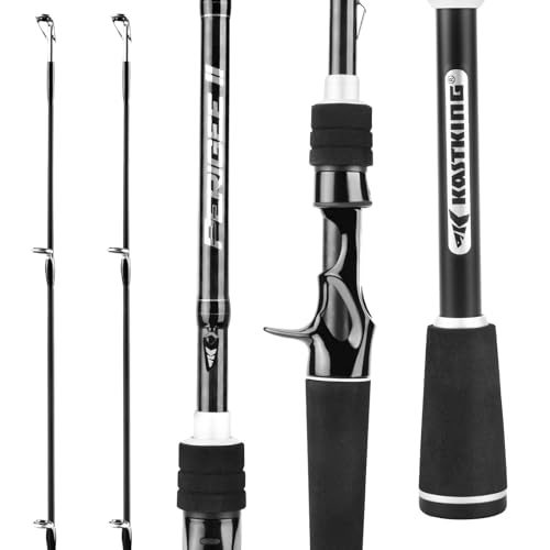 KastKing Perigee II Spinning & Casting Fishing Rods, Fuji O-Ring Line Guides, 24 Ton Carbon Fiber Casting and Spinning Rod...