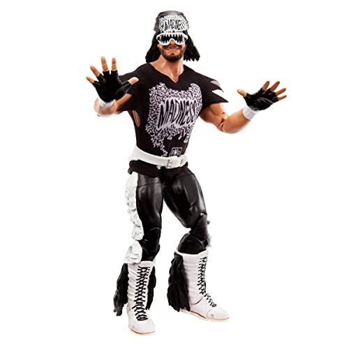 WWE Ultimate Edition Premium Articulated Action Figure Exclusive Collection + Sticker (Macho Man Randy Savage (NWO))