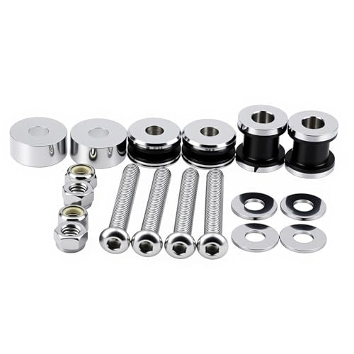 TCMI Motorcycle Sissy Bar Docking Hardware Kit for Harley Touring FLSTC FXSTSB FXSTS FXSTC FLSTF FXST FXSTB FLSTN 1984-2025