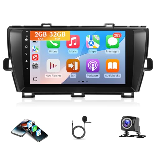 Leadfan Car Stereo Radio for Toyota Prius 2010-2015 Upgrade 9 Inch Touchscreen Android Head Unit Apple Carplay Android Aut...