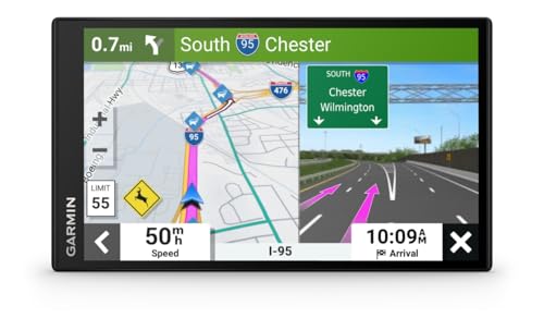 Garmin DriveSmart 55 EX with Traffic, 5.5-inch Car GPS Navigator with Bright, Crisp High-Resolution Maps, Garmin Voice Ass...