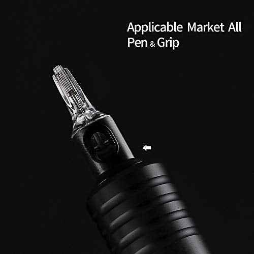 STIGMA #10(3RL) Bugpin Disposable Tattoo Needle Cartridges with Membrane Safety Cartridges for Tattoo Artists Round Liner 20Pcs Standard Pack EN05-20-1003RL