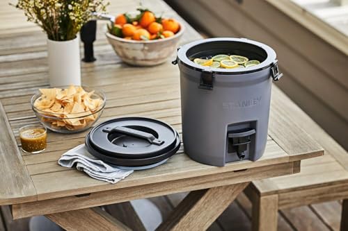 STANLEY Adventure Fast Flow Water Jug 2 Gallon Leakproof Ice Water Dispenser Insulated Beverage Cooler Easy Pour Spigot an...