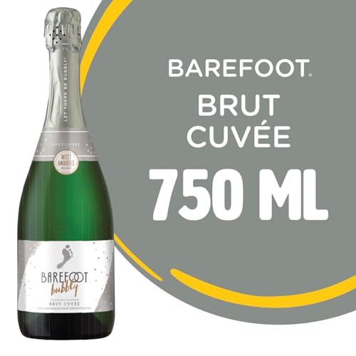 Barefoot Bubbly Brut Cuvee Champagne, 750 ml
