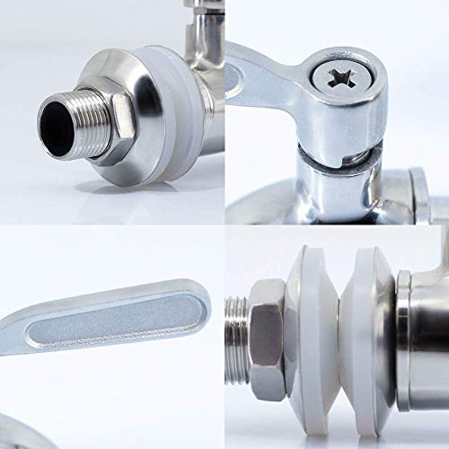 hgzaccompany Stainless Steel Spigot For Drink Dispenser, Replacement Metal Spigot For Beverage Dispenser, Water Dispenser ...