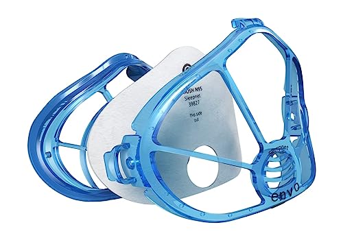Envo Mask N95 Reusable Respirator Kit with Exhalation Valve featuring AIRgel Cushion Technology for Secure All Day Comfort