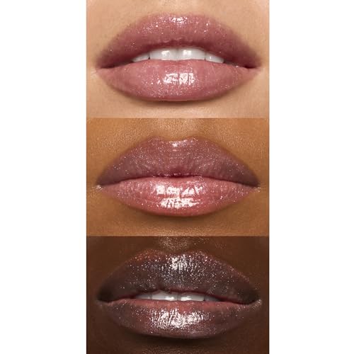 e.l.f. Glow Reviver Lip Oil, Nourishing and Hydrating with High-Shine Glimmer Finish & Sheer Wash Of Color, Minty Scent, N...