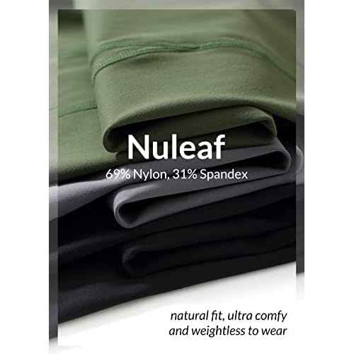 baleaf Nuleaf High Waisted Workout Leggings for Women 25" - Buttery Soft Tummy Control Gym Fitness Yoga 7/8 Pant with Pockets