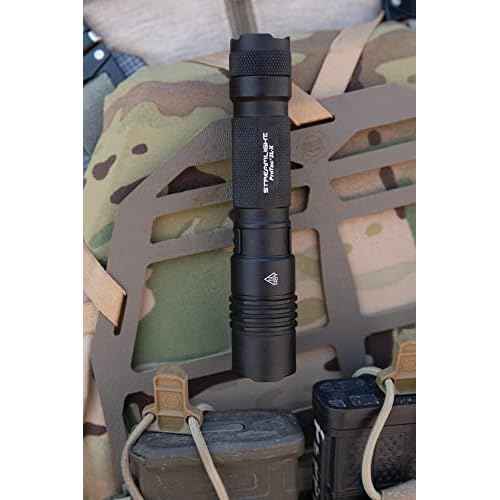 Streamlight 88062 ProTac 2L-X 500-Lumen 6800-Candela EDC High Performance Multi-Fuel Tactical Flashlight, Includes Non-Rechargeable Batteries, Holster and Clip, Clear Retail Packaging, Black
