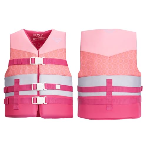 ROXY Women's Life Vest and Youth Life Vest, USCG Approved PFD, Light-Weight EPE Foam Life Jacket with Quick-Release Buckle...