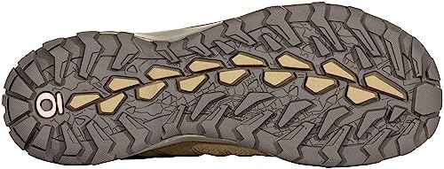Oboz Women's Sypes Mid Leather B-Dry Waterproof Hiking Shoe, Acorn, 5