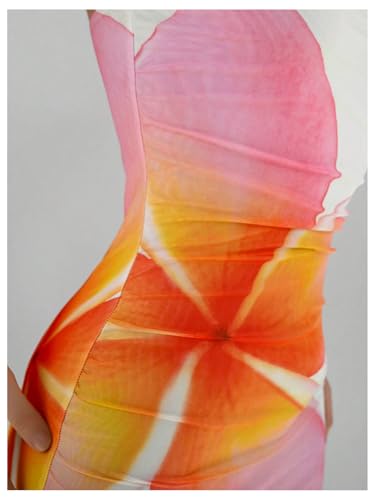 Milumia Women's Floral Tube Mini Dress Sexy Backless Bodycon Vacation Beach Sleeveless Dresses