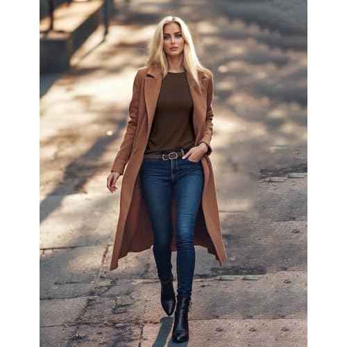 Ekouaer Womens Long Sleeve Shirts 3 Pack Crew Neck Thermal Tops Loose Fit Undershirt Base Layer Trendy Clothes XS-XXL