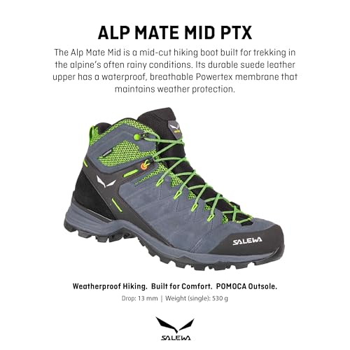 Salewa Men's Alp Mate Mid Waterproof Trekking & Hiking Boot