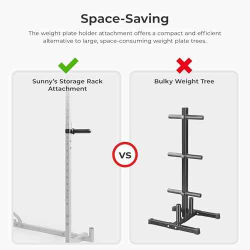 Sunny Health & Fitness Power Cage Squat Rack Upgrade Attachments, Dip Bar, Plate Bar Holder, Belt Squat, J Hook, Lat, Adapter, U Ring, Pull Up Bar, Landmine, Captain's Chair, Tricep Rope For Home Gym