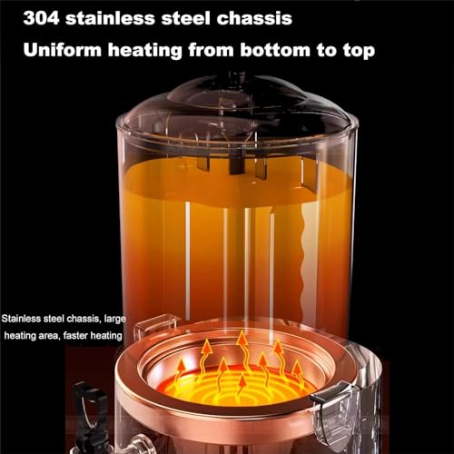 Chocolate Fountain,Commercial 5L Hot Chocolate Dispenser Machine,Electric Chocolate Beverage Making Machine,Adjustment Cho...
