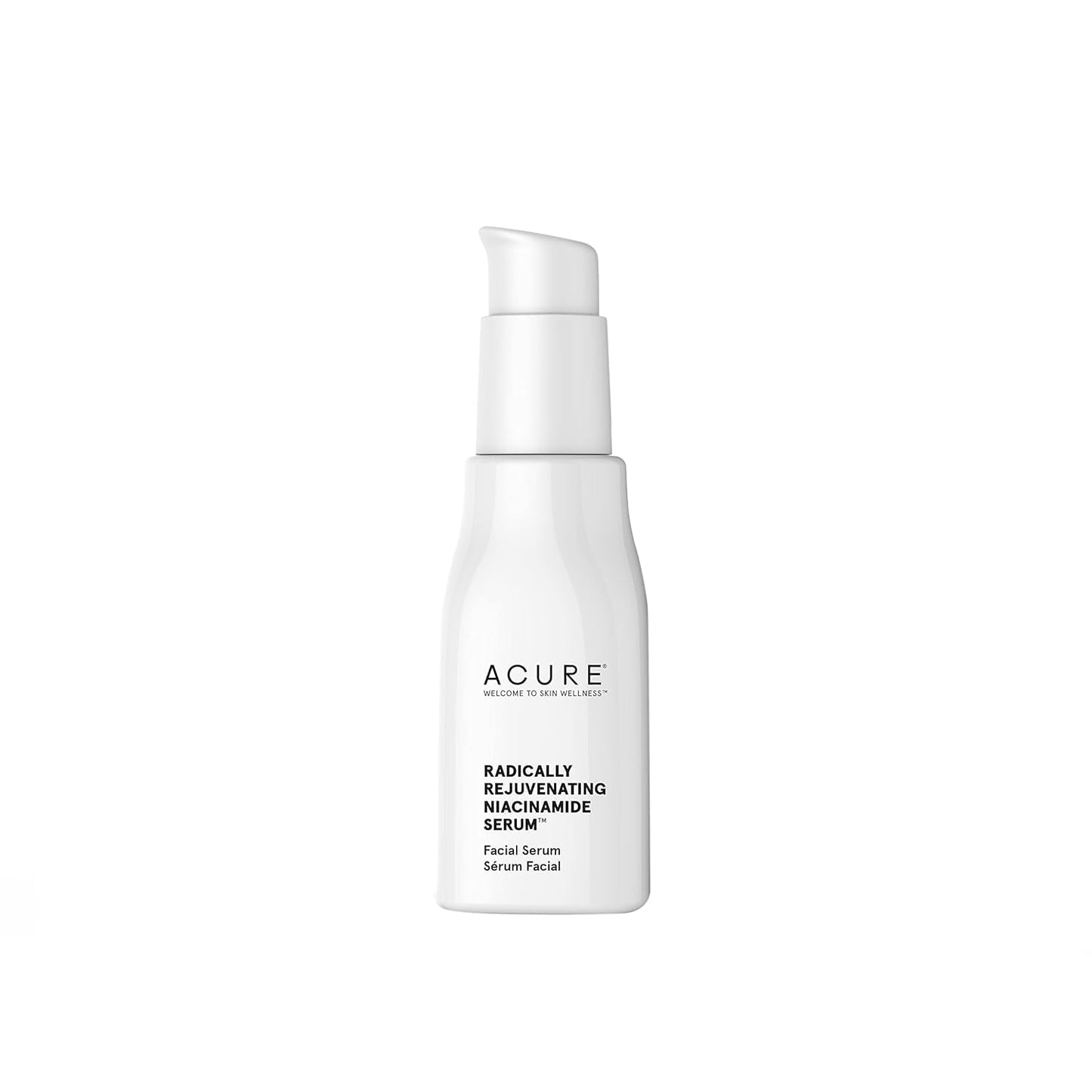Acure Radically Rejuvenating Niacinamide Serum - Facial Anti-Aging Support Serum with Niacinamide, Hemp Seed Oil & Zinc PCA - Re