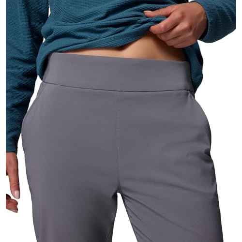 Columbia Womens All Seasons Slim Pull-On Pant, City Grey, X-Large x S