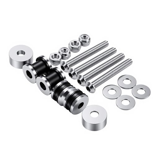 TCMI Motorcycle Sissy Bar Docking Hardware Kit for Harley Touring FLSTC FXSTSB FXSTS FXSTC FLSTF FXST FXSTB FLSTN 1984-2025