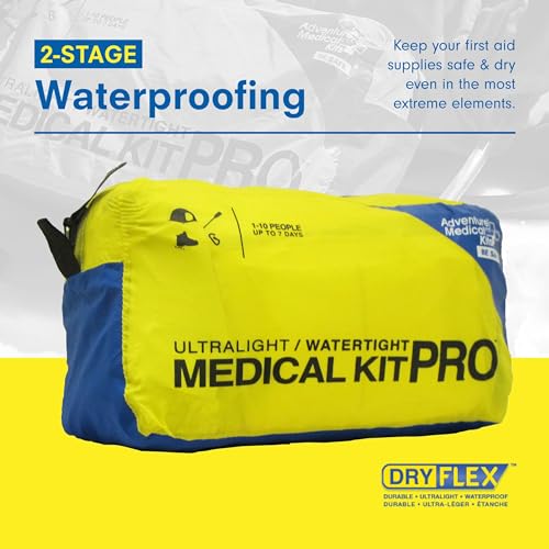 Adventure Medical Kits Ultralight & Watertight Medical Kit Pro - Emergency First Aid Kit with Laerdal CPR Mask, Irrigation...