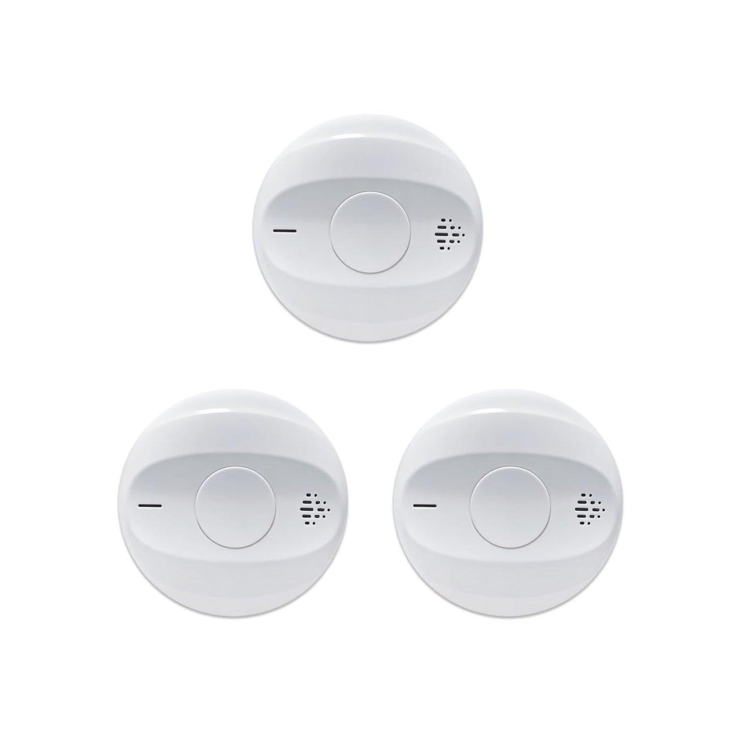 Smoke Detector Smoke and Carbon Monoxide Detector Smoke Detector Carbon Monoxide detectors 10-Year Battery Life, Battery-Powered Smoke and Carbon Monoxide Alarm Combination 3 Pack