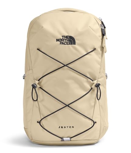 The North Face Women's Jester Everyday Laptop Backpack - Commuter Travel Bag, Laptop Sleeve, Water-Repellent, Gravel/TNF B...