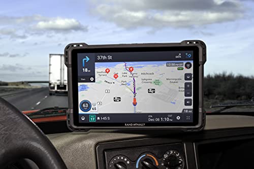 Rand McNally TND 1050 10-inch GPS Truck Navigator with Industry's Best Custom Trucking Routes, Rand Navigation 2.0, Downlo...