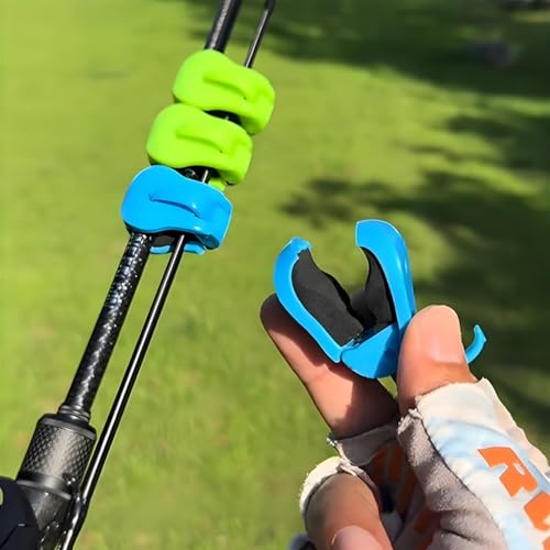 2Pcs Quick-Attach Fishing Rod Clip Tool-Free 1-Hand Holder for Freshwater Rods Storage Racks Secure Grip Tackle Organizer