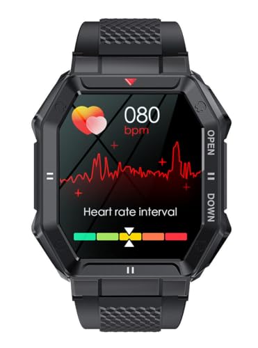 Smart Watch for Unihertz Tank 3 Pro Military Smart Watch for Men (Answer/Make Call), 1.85in HD Tactical Sports Rugged Smar...