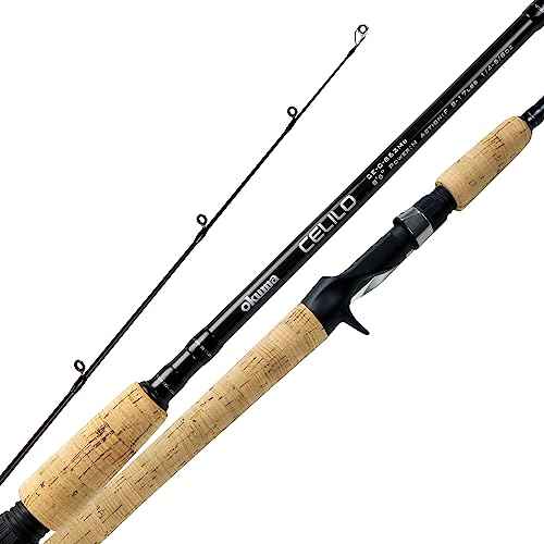 Okuma Celilo Salmon and Steelhead Lightweight Graphite Rods, CE-C-762Hb, Black
