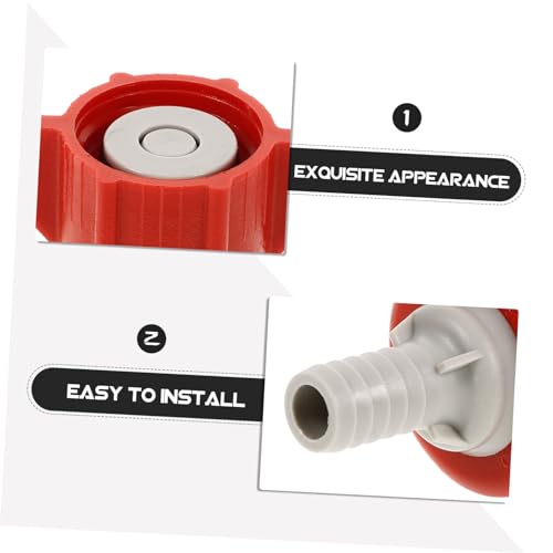 GLEAVI Plastic Bib Connector Adapter for Water Dispenser Beverage Tool for Juice Milk Wine Other Liquids Easy Installation...