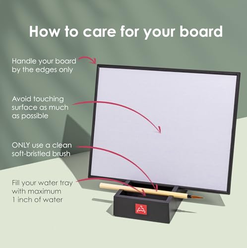 Buddha Board – The Original Water Painting Board for Mindfulness & Creativity – Unique Gift for Artists, Adults & Kids – M...