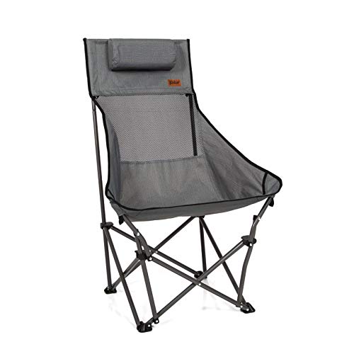Mac Sports XP High Back Rocking Folding Camping Chair with Headrest - Lightweight Camping Chair Supports up to 225 LBs wit...