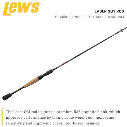 Lew's Laser SG1 7'0" Ultra Light Spinning Rod