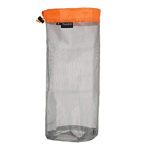 Yundxi Ultra Light Stuff Sacks Nylon Mesh Drawstring Storage Bag S M L XL XXL for Camping Travel Hiking Outdoor Sports