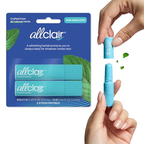Allclair Nausea Relief Inhaler - Take Control of Motion Sickness, Morning Sickness, Medication, Stress - Fast, Natural, Dr...